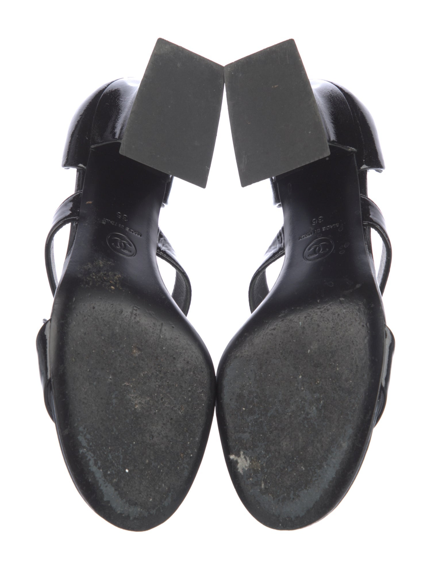 Chanel 2022 Interlocking CC Logo Sandals